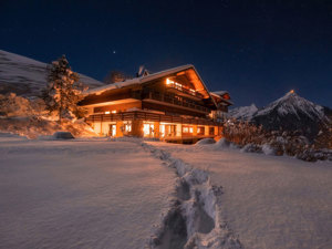 Hôtel temps libre Z Aeschiried Vue de la maison hiver