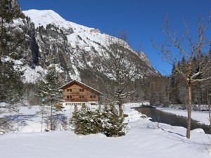 Holiday house Kandersteg Location winter