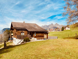 Skihaus Haldi Aussicht Sommer