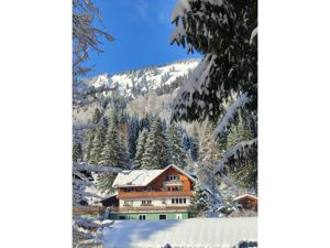 Alp-refuge Rusch Location winter