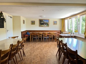 Alp-refuge Rusch Dining room