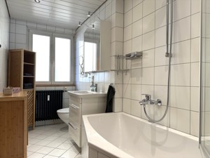 Ferienwohnung Kinzig-Chalet Badezimmer