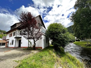 Holiday home Kinzig-Chalet House view summer
