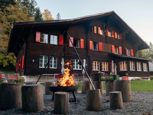 Naturfreundehaus Grindelwald Grillstelle