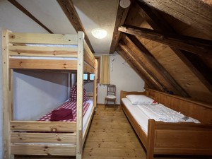 Ferienhaus Mühle Schlafzimmer