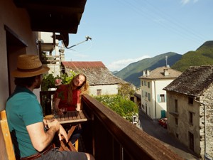 Ferienhaus Wild Valley Tiny Escape Balkon