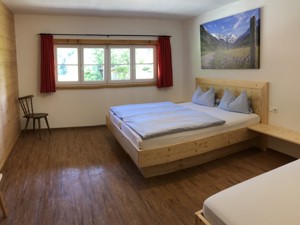 Ferienhaus Anger - Steinbockhütte Schlafzimmer