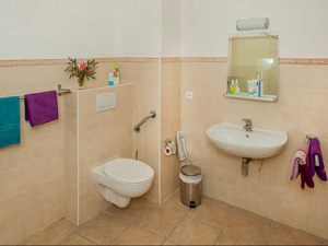 Group accommodation Le Moulin Bathroom