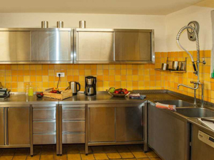 Group accommodation Le Moulin Kitchen