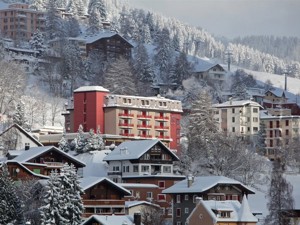 Hôtel Alpine Classic*** Vue de la maison hiver