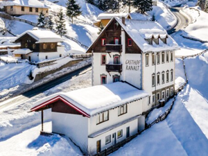 Auberge Ranalt Vue de la maison hiver