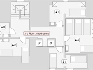 Chalet Edelweiss Plan d'étage