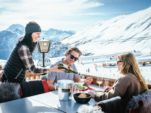 Chalet Sepp Terrasse hiver