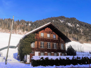 Maison de groupes Campogrande Vue de la maison hiver