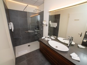 Hotel Beau Rivage Badezimmer