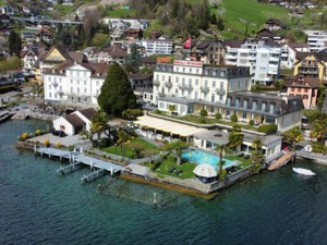 Hotel Beau Rivage House view summer