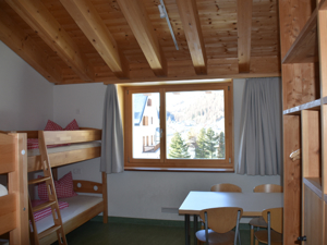 Ferienheim La Margna Schlafzimmer