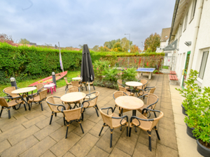 Auberge de Jeunesse Friedrichshafen Terrasse