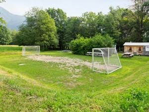 Gruppenhaus Ostello - Hostel Palagnedra Fussballplatz Sommer