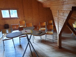 Friends of nature accommodation Brambrüesch Common room