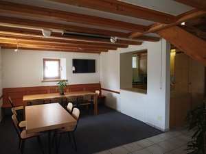 Gruppenhaus Alte Sennerei Esszimmer