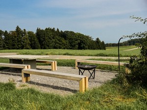 Bauernhaus Hof-Tschannen Grillstelle Sommer