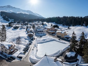 Das Eisfeld im Winter